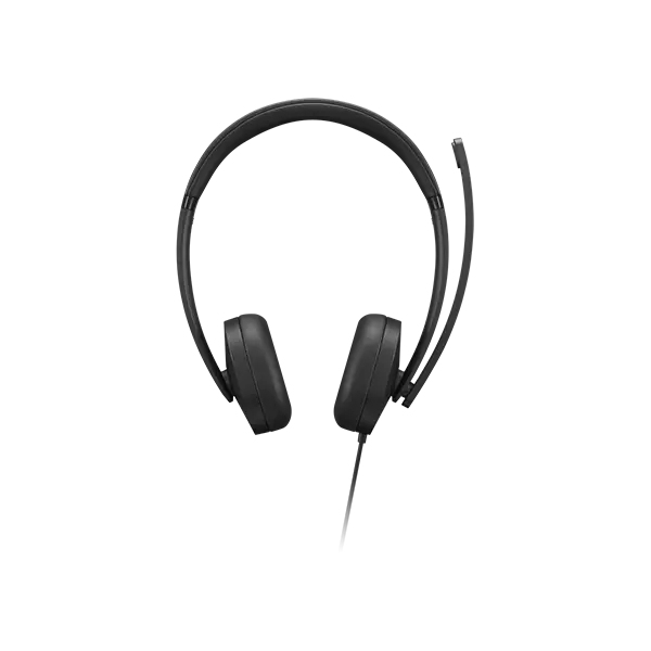 Headset Usb -a Lenovo Wired Stereo Cancelacion Ruido, Boton De Micro Y Control Volumen
