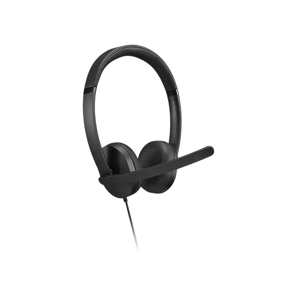 Headset Usb -a Lenovo Wired Stereo Cancelacion Ruido, Boton De Micro Y Control Volumen