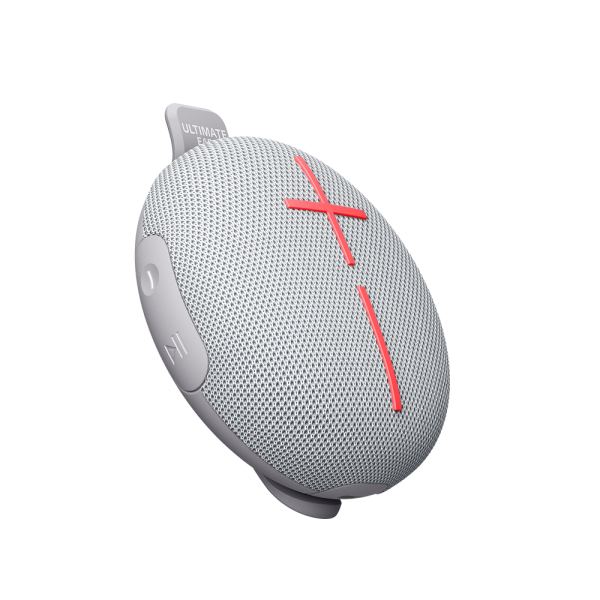 Ultimate Ears MINIROLL Grau, Mini Bluetooth Lautsprecher (A2DP), PartyUp Funktion, IP67- zertifizierte