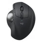Mouse Logitech Wireless Mx Ergo S Trackball Inclinable Clics Silenciosos 2000 Dpi Usb-c Grafito