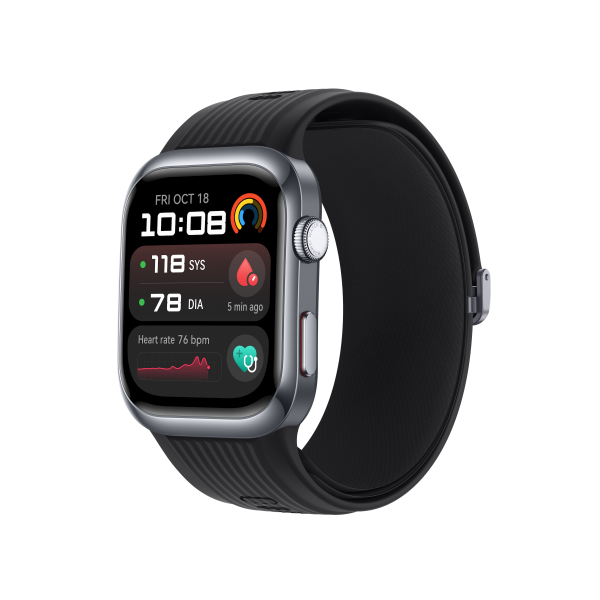 Huawei Watch D2 Negro con Correa de Fluoroelastómero - Reloj inteligente con GPS y NFC Main Image
