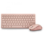 Pack Inalámbrico Silencioso NGS Fantasy - USB  Teclado y Ratón  Rosa