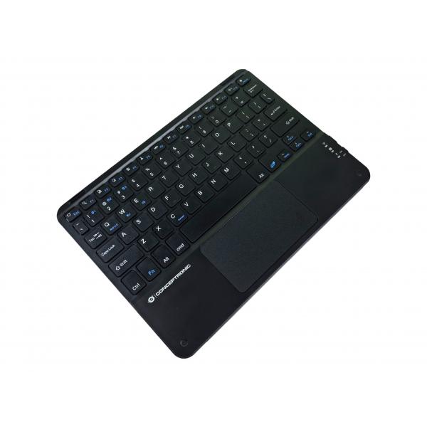 Teclado Mini Bluetooth 10" Conceptronic Ingles Con Touchpad Tobin01bus Main Image