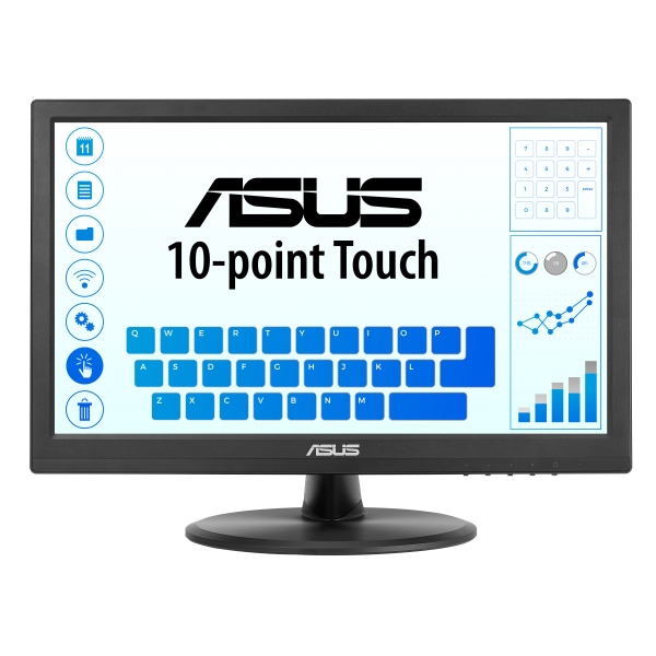 Monitor 15.6" Tactil Hdmi Vga Asus Vt169he Ips Fhd 60hz 5ms 220cd/m Vesa 75x75