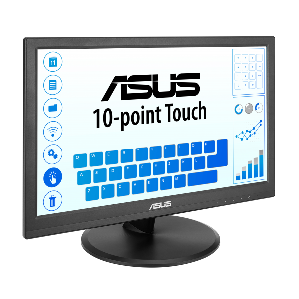 Monitor 15.6" Tactil Hdmi Vga Asus Vt169he Ips Fhd 60hz 5ms 220cd/m Vesa 75x75
