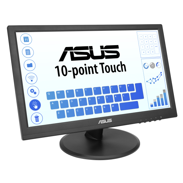 Monitor 15.6" Tactil Hdmi Vga Asus Vt169he Ips Fhd 60hz 5ms 220cd/m Vesa 75x75