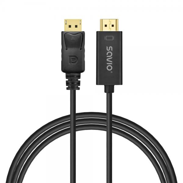 Cable Displayport A Hdmi 1.5m Savio Cl-183 M/m