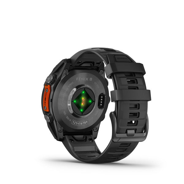 Garmin Fenix 8 AMOLED 47mm Acero Negro - Reloj Inteligente