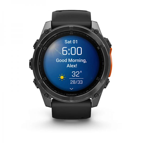 Garmin Fenix 8 AMOLED 51mm Acero Negro - Reloj Inteligente Main Image