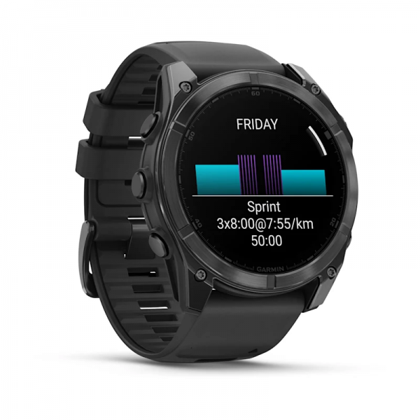 Garmin Fenix 8 AMOLED 51mm Acero Negro - Reloj Inteligente