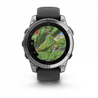Garmin Fenix E Acero Inox Y Correa Negra / Smartwatch 47mm