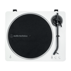 Audio-Technica AT-LP70XBTWS, record player (white/silver, integrated phono preamplifier, Bluetooth, fully automatic, belt drive)