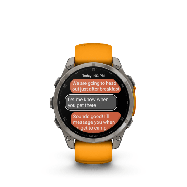 Garmin Fenix 8 AMOLED 47mm Naranja