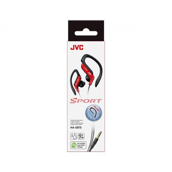 Jvc Ha-eb75 Red / Auriculares Deportivos Con Gancho De Sujeción Ajustable