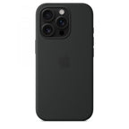 Funda de silicona con Magsafe para iPhone 16 Pro, Negro