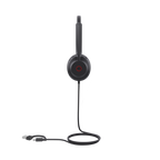 UH35 Mono Teams USB-C/A Auriculares Alámbrico Diadema Llamadas/Música USB Type-C / USB Type-A Negro