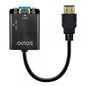 Adaptador Hdmi (m)-vga(h)+mini Jack 3.5 Mm Savio