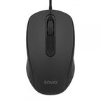 Raton Optico Savio Mb-02 Con Cable Usb-a 1200 Dpi
