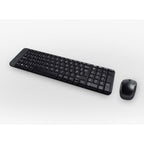 Teclado + Mouse Logitech Mk220 Wireless Inalambrico Negro Portugues