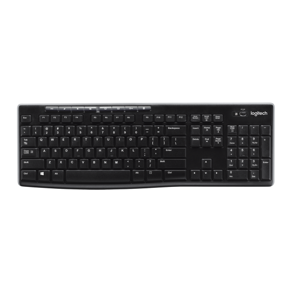 Teclado Inalámbrico LOGITECH MK170 920-003746 - USB  10m  Negro