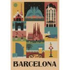 Puzzle Barcelona Style In The City 1000Pzs