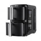 Ninja Double Stack 2-level hot air fryer SL300EU (black, 2,470 watts, 2 baskets each 3.8 liters)