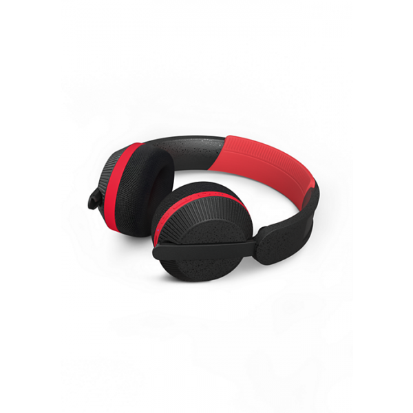 Auriculares Philips Diadema Bluetooth 5.4 80h Negro/Rojo TAA6219BK