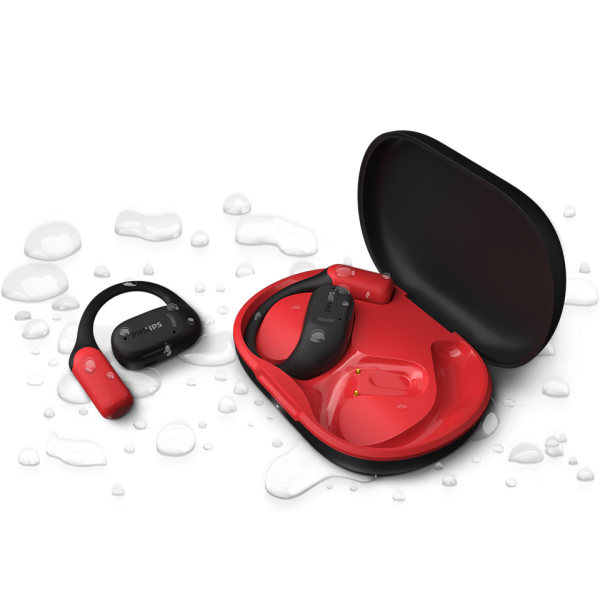 Philips TAA6709BK 6000 Series Open-Ear Rojo TWS Bluetooth 5.3 28h IP55 Multipunto Auriculares inalámbricos
