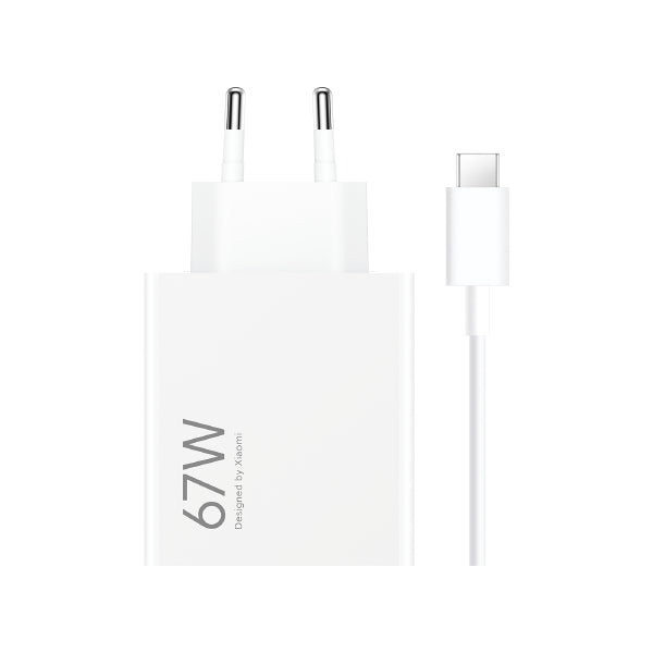 Cargador de Pared con Cable XIAOMI - 67W  USB Tipo C  Blanco Hover Image
