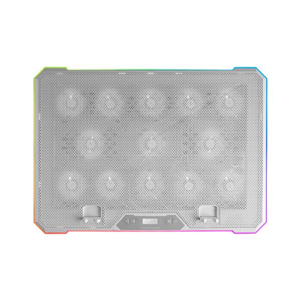BASE DE REFRIGERACION PARA PORTATILES MARS GAMING MNBC13W CON SOPORTE DE MOVIL/TABLET 13XFANS BLACK