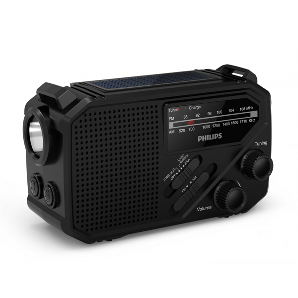Philips TAR1609/00 - Radio Portátil Analógica con Linterna