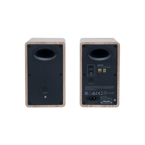 Altavoces Edifier M60 2.0 Classic Oak 66W RMS Bluetooth 5.3