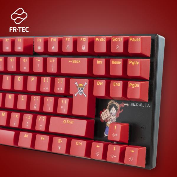 Teclado Gaming con Cable Mecanico BLADE Luffy - TKL Compacto  Led RGB  One Piece