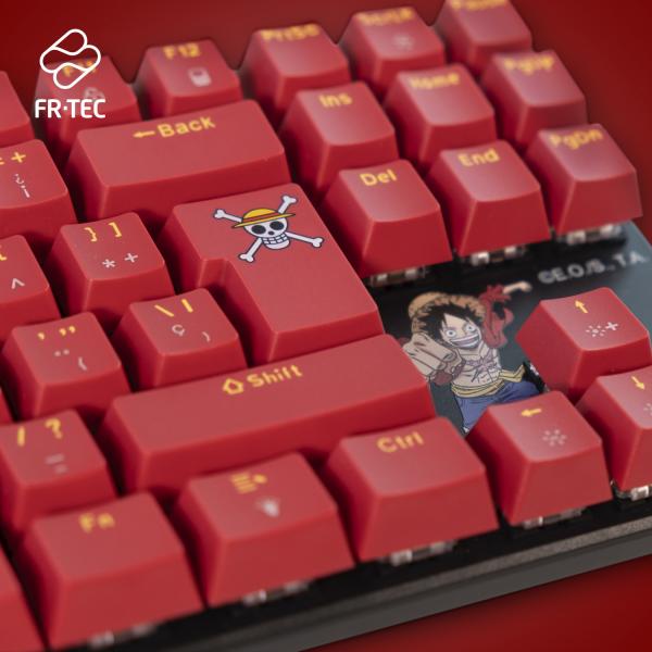 Teclado Gaming con Cable Mecanico BLADE Luffy - TKL Compacto  Led RGB  One Piece