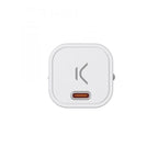 Ksix Gan Usb-c Blanco / Cargador De Pared Mini 30w