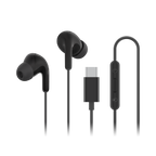 Auriculares con Cable XIAOMI Earphones BHR8930GL - USB Tipo C  Microfono  Negro