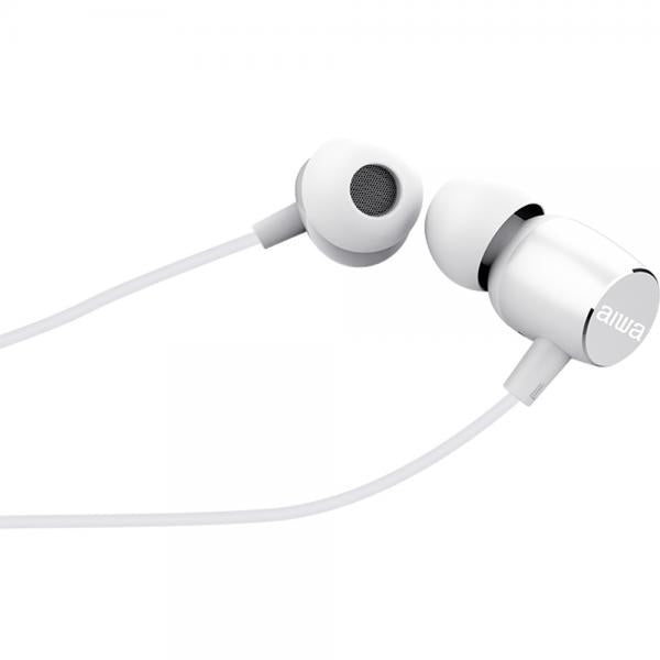 Aiwa Estm-30wt White / Auriculares Inear Con Cable