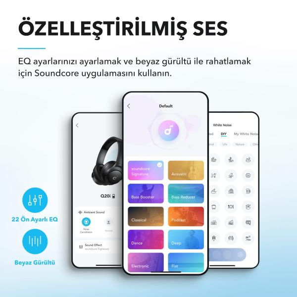 Auriculares Soundcore Q20I Con Cancelacion De Ruido Activa B