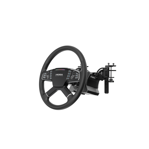 Moza R5 Trucking Bundle PC - Volante de Simulación con base directa de 5nm + Pedales
