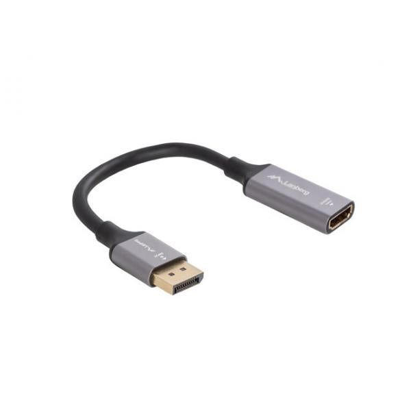 Adaptador Lanberg 8K Displayport Macho/Hdmi Hembra 20Cm