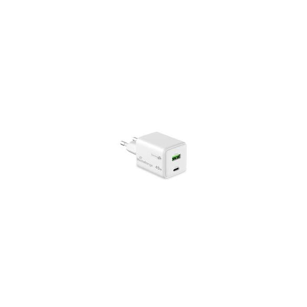 Cargador Mediarange Dual Usb-a Y Usb-c 45w