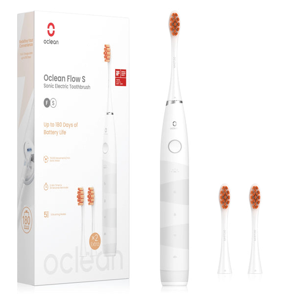 Oclean Flow S Blanco - Cepillo de Dientes Eléctrico