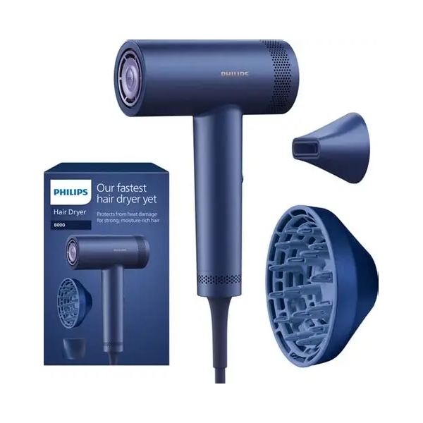 Philips Bhd839/10 Azul Adriático / Secador De Pelo Con Thermoshield Advanced