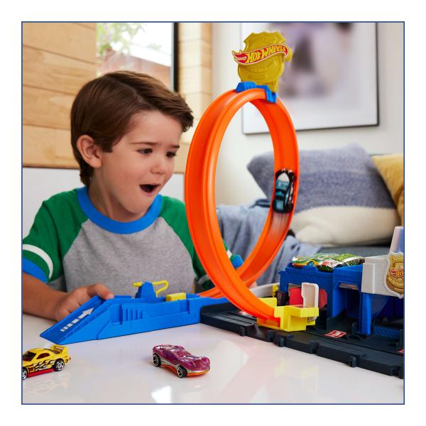 Pista Super Estacion De Policia City Hot Wheels Main Image