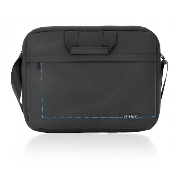 Maletín para Portátil AISENS ASBG-BC022-BK - 15.6"  Poliester  Negro