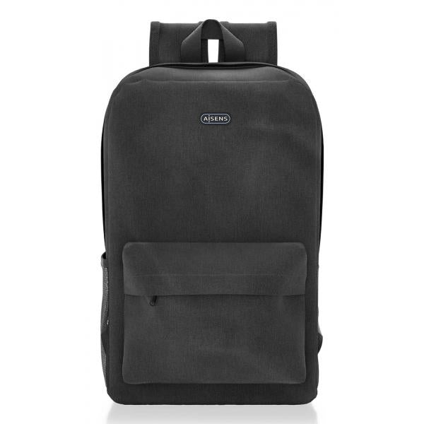 Mochila para Portátil AISENS ASBG-BP080-BK- 15.6"  Poliester  Negro