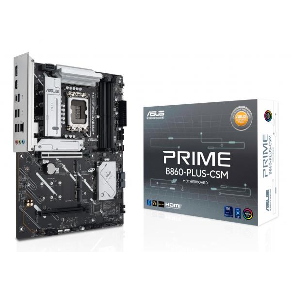 Pb Asus Prime B860-plus-csm Intel Skt1851 Atx 4xddr5 8666mhz Displayport Hdmi Usb 3,2 C 3xusb Gen2