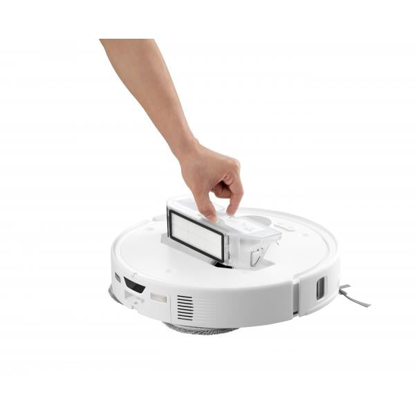 Roborock Qrevo Curv Blanco con Base de autolimpieza