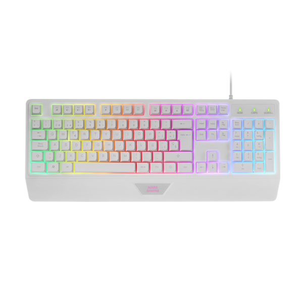 Teclado Mouse Y Alfombrilla Mars Gaming Mcp124wfr Frances Rgb H-mech, Mouse Huano Rgb 3200dpi,
