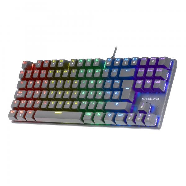 Teclado Mecanico Compackto Tkl Mars Gaming Mk80 Italiano Bla